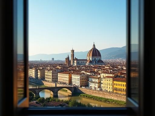 Inspirational view of Florence inspiring OspitaTech's innovative spirit